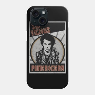 Vintage Punk Rock Poster Phone Case