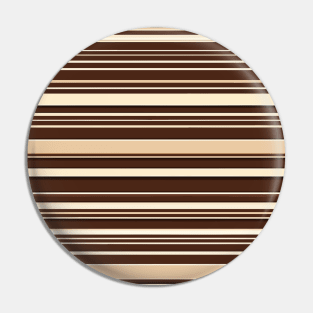 Horizontal brown and beige stripes pattern Pin