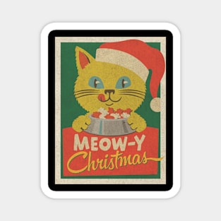 Christmas Cat Magnet