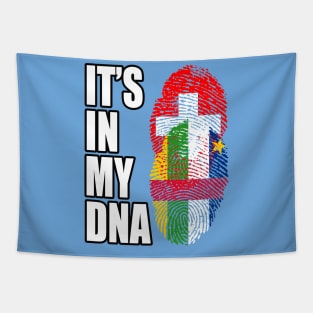 Switzerland And Central African Mix DNA Heritage Tapestry