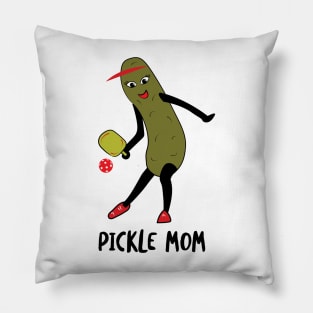 Womens Pickleball Pickle Mom Pillow