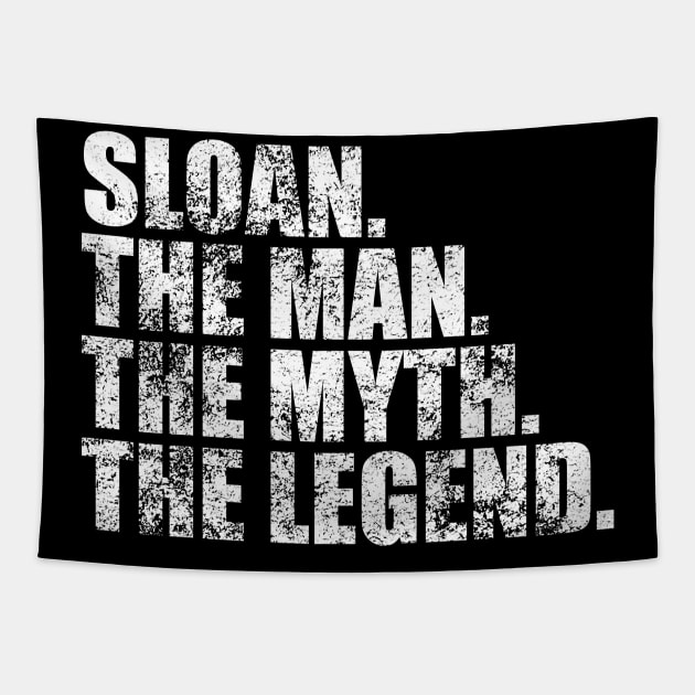 Sloan Legend Sloan Family name Sloan last Name Sloan Surname Sloan Family Reunion Tapestry by TeeLogic