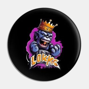 Crazy Cool Monkey Pin