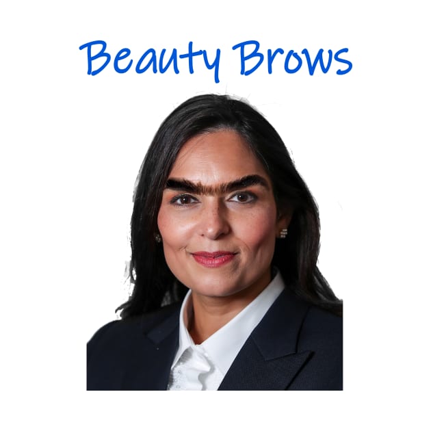 Priti Patel Beauty Brows by Stiffmiddlefinger