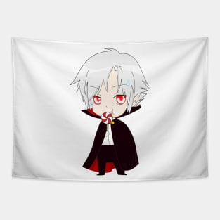 Cute vampire with blood candy Tapestry