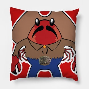 Crab Face Larry the T-Shirt! Pillow