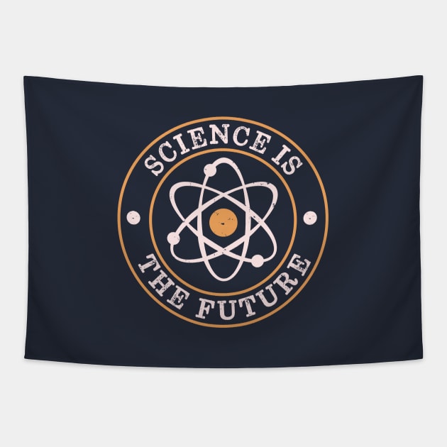 Retro and Vintage Future Scientist Tapestry by happinessinatee