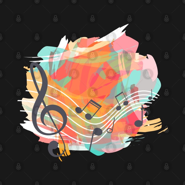 Music Watercolor by Mako Design 