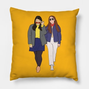 Booksmart Amy and Molly Pillow