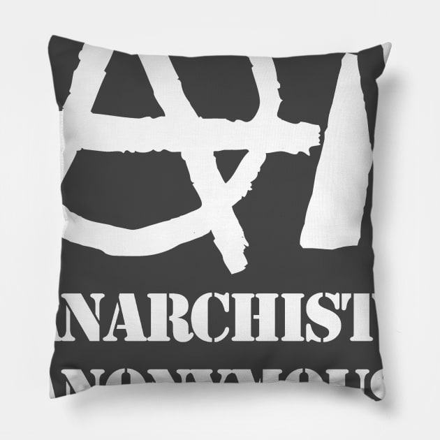 Anarchists Anonymous Pillow by strangemenagerie