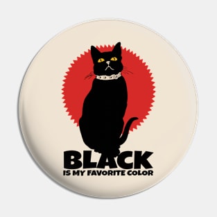 Vintage Black Cat Pin