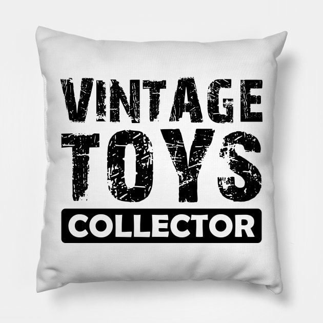 Vintage Toys Collector Pillow by KC Happy Shop