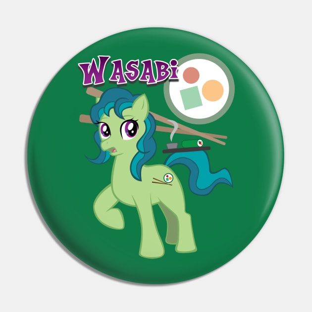 Wasabi Pony Pin by Rodimus13