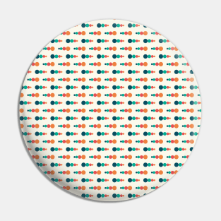 Retro Funky Style Modern Pattern Pin