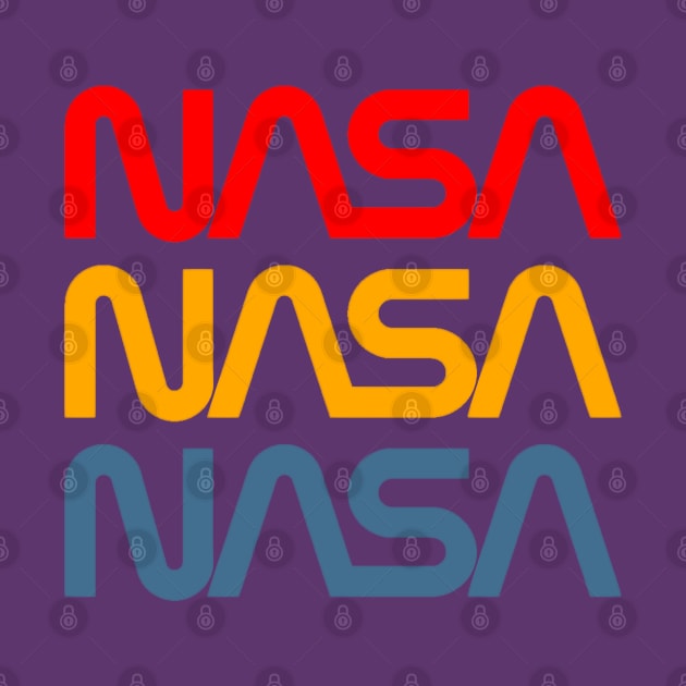 Vintage Nasa Worm Insignia by Scar