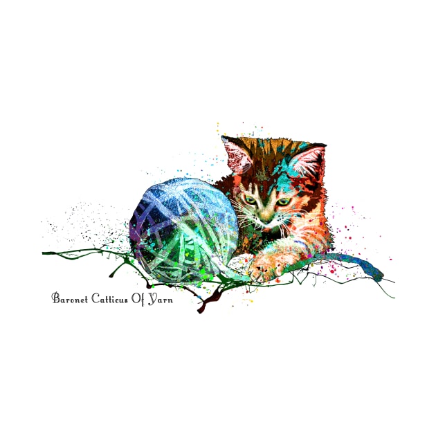 Baronet Catticus Of Yarn by Miki De Goodaboom