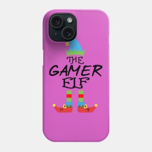 The Gamer Elf Matching Family Group Christmas Party SANTA Phone Case