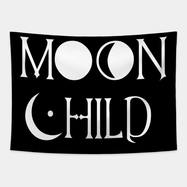 Moon Child Tapestry by MysticMoonVibes