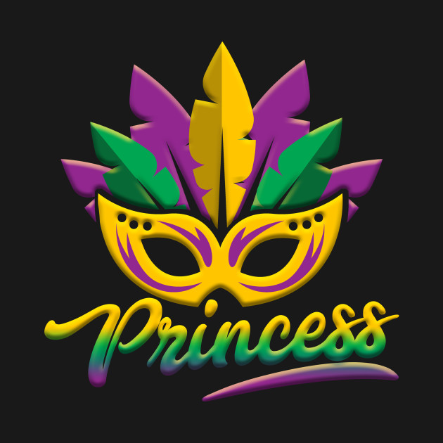 Mardi gras PRINCESS - Mardi Gras Masks New Orleans - T-Shirt | TeePublic