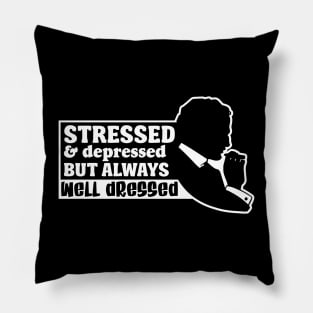 Stressed & Depressed Pillow