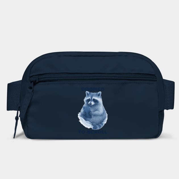 Cute raccoon in its bed, Doomed to Scroll by Luxinda