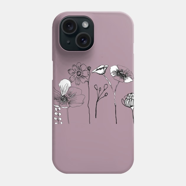 botanical art Phone Case by ibtihella