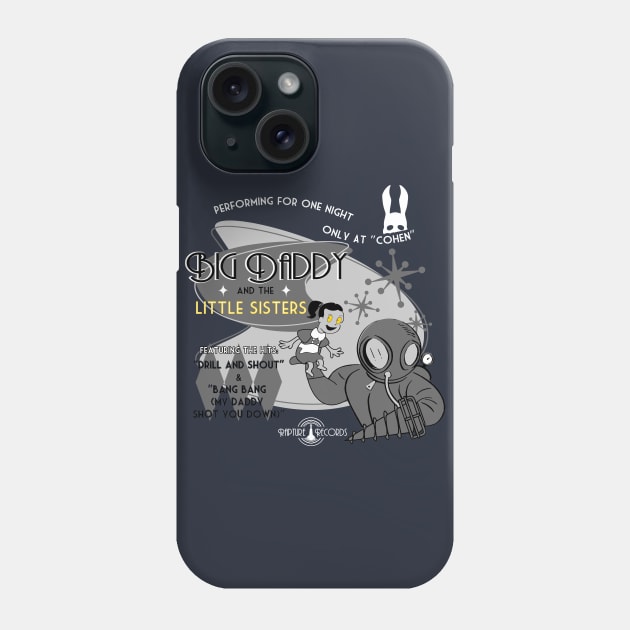 Big Daddy and the Little Sisters Phone Case by BCArtDesign