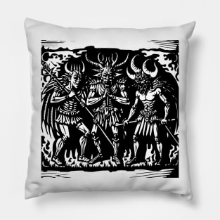 Medieval Daemon #3 Pillow