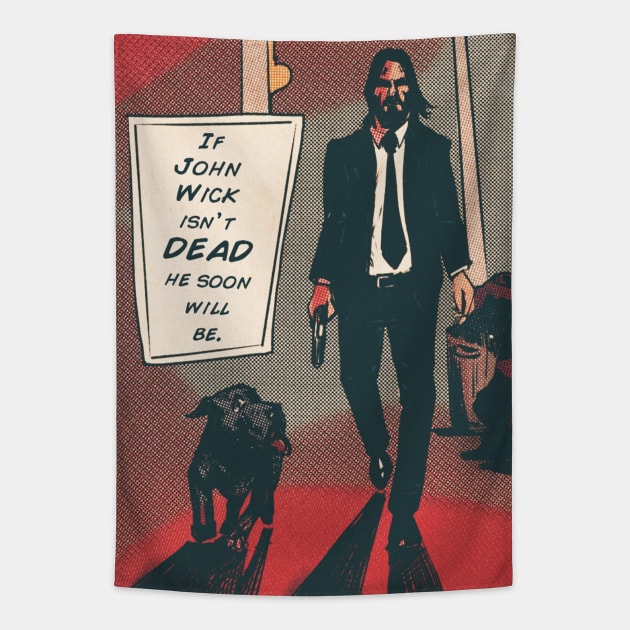 John Wick Tapestry by lopescodesign