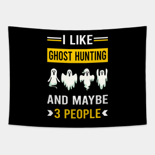 3 People Ghost Hunting Hunter Paranormal Tapestry