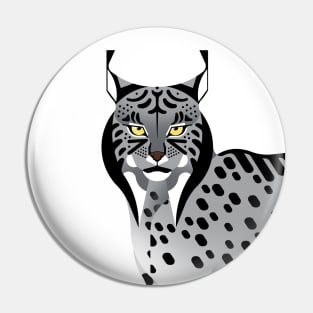 Iberian lynx Pin
