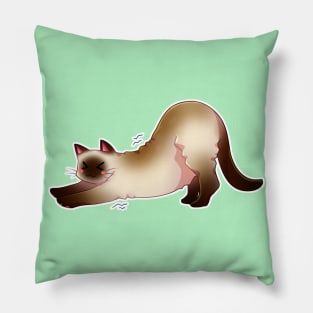 Mocca Siamese Cat V.2 Pillow