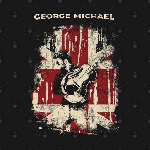 Vintage Distressed George Michael by Yopi