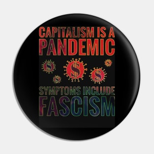 Capitalism Is A Pandemic Pin