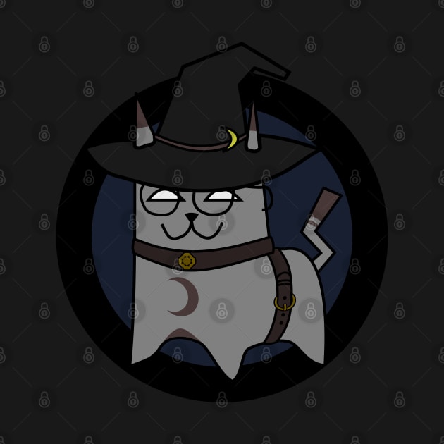 Cute Wizard Cat | Kitten | Kitty Cartoon by DepicSpirit