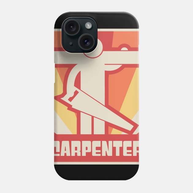 Vintage CARPENTER Poster Phone Case by MeatMan