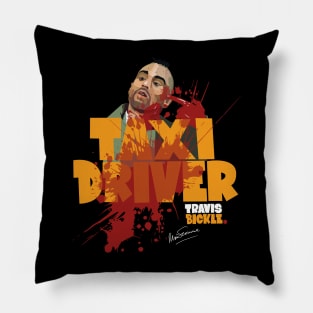 Taxi Driver Finale Tribute - Iconic Martin Scorsese Moment Pillow