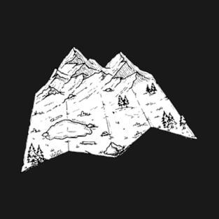 Mountains Map T-Shirt