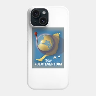 visit Fuerteventura Vintage travel poster Phone Case