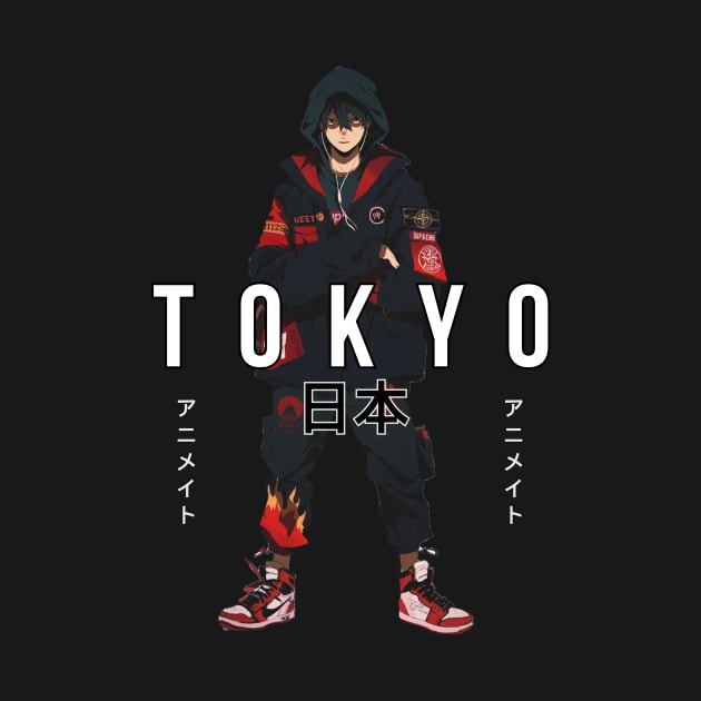 Tokyo Anime Drip by Kanjiworldwide