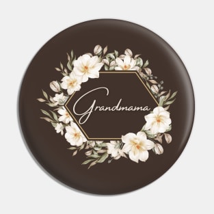 Magnolia Grandmama Pin