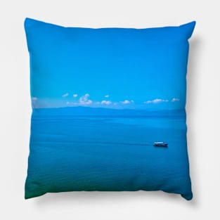 Minimalist Seascape Pillow