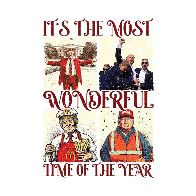 Trump It's The Most Wonderful Time, Trump Christmas by Marr Depaula