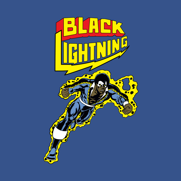 Black Lightning by BlackActionTeesOnDemand