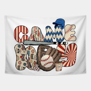 Game Day Baseball Baseball Life, Softball Life Tapestry