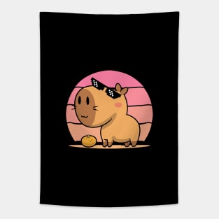 Cool Capybara Tapestry