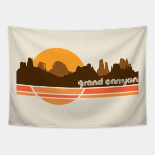 Grand Canyon 70s Style Tourist Souvenir Tapestry