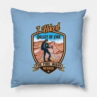 I Hiked The Fire Wave Valley Of Fire State Park Nevada Pillow