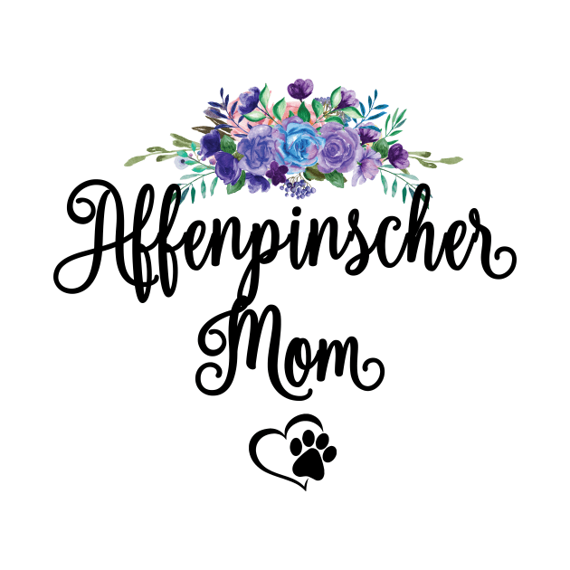 Affenpinscher Dog Mom Dog Lover by BURNTEES