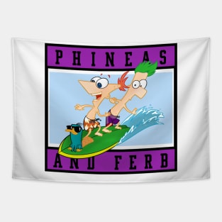 phineas and ferb Tapestry